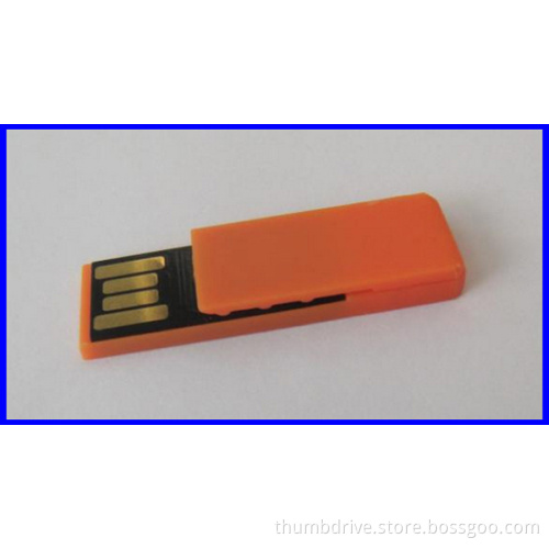 Plastic Paper Clip Usb Flashdrive Logo Printing